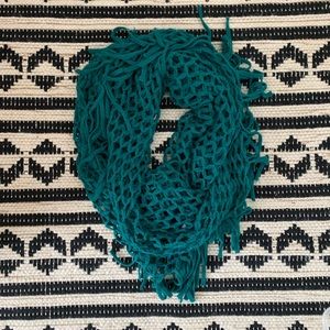 Teal Infinity Scarf